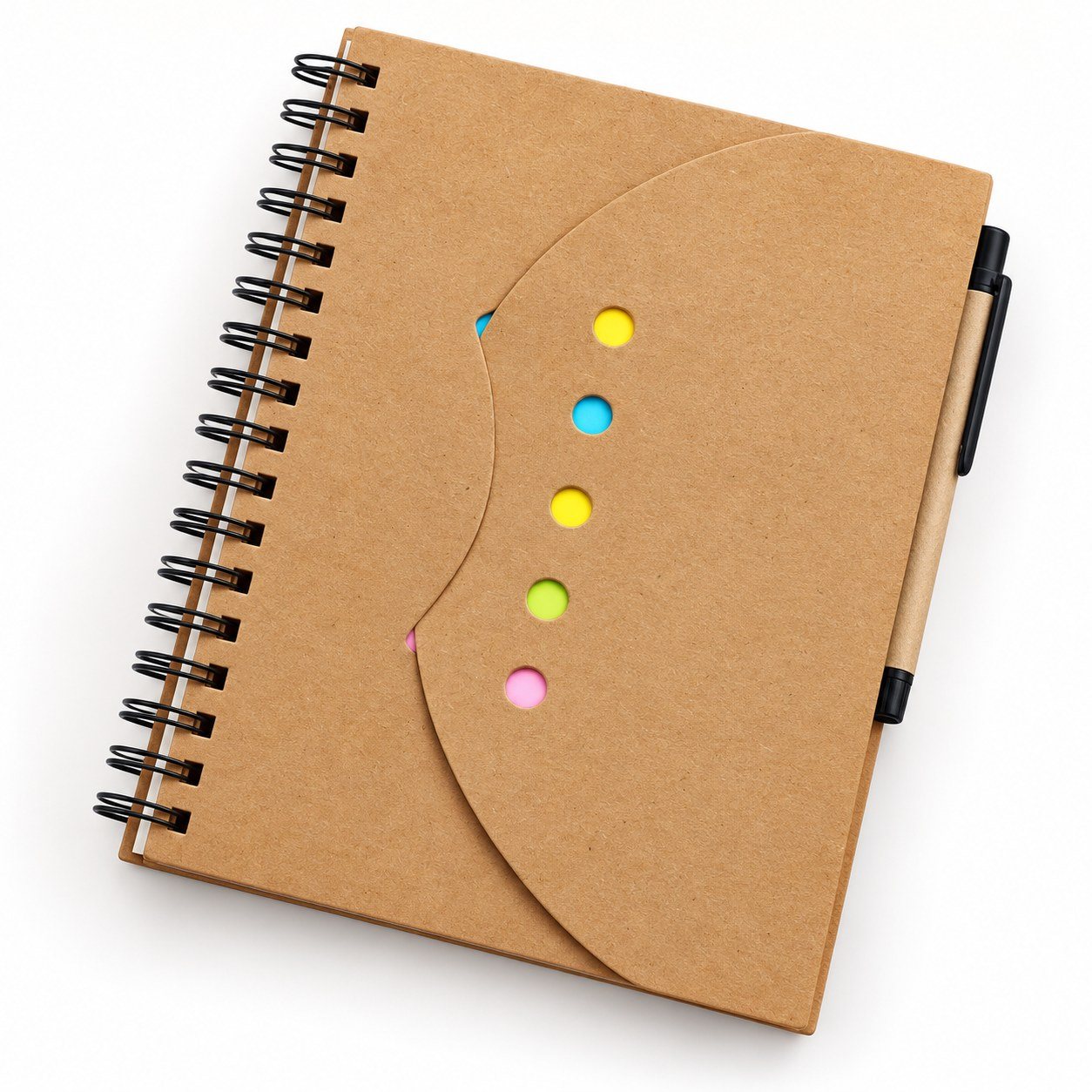 Click to zoom Butterfly Viro Notepad with Sticky Notes & Pen