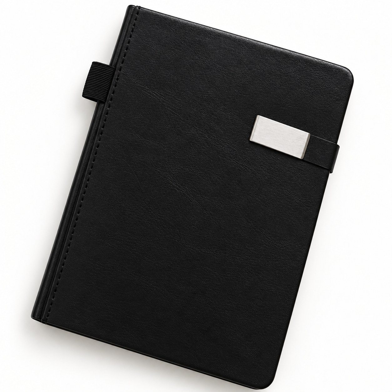Click to zoom A5 Notebook with Magnetic Clip – 192 Pages