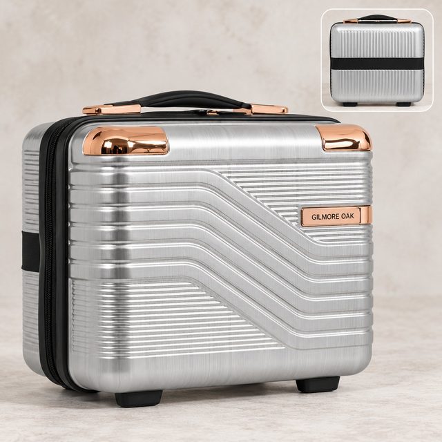Gilmore Oak Elva PC Vanity Case in Silver, dealer meet gift