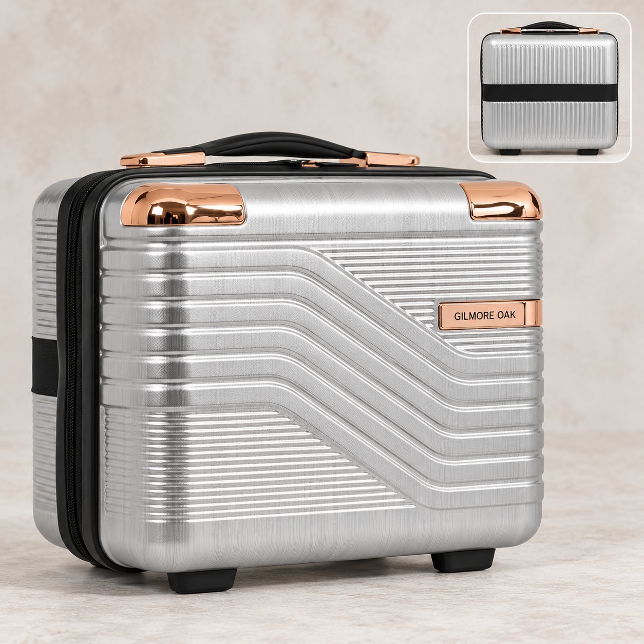 Click to zoom Gilmore Oak Elva PC Vanity Case in Silver, dealer meet gift