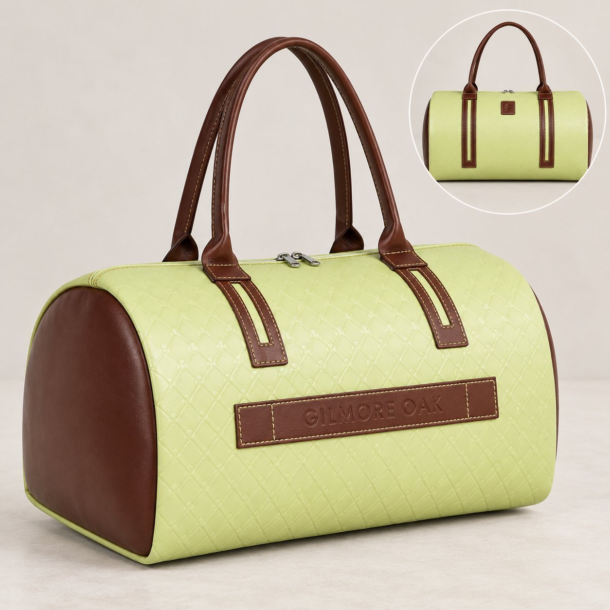 Click to zoom Gilmore Oak Vlen Duffle Bag in Lime, employee onboarding kit