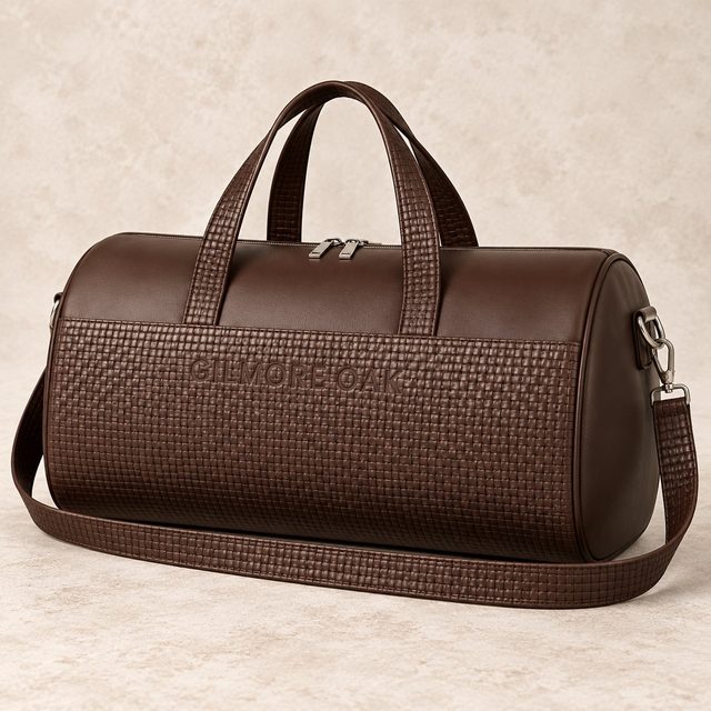 Gilmore Oak Ashford Woven Duffle in Brown, dealer meet gift