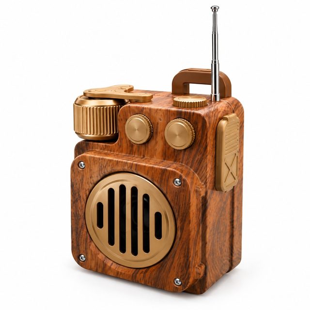 Retro Speaker USB FM Bluetooth