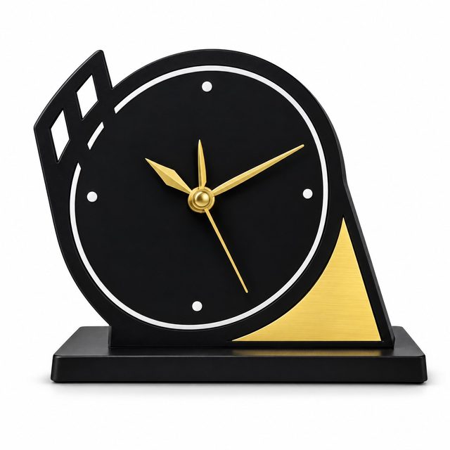 Metal Desktop Clock