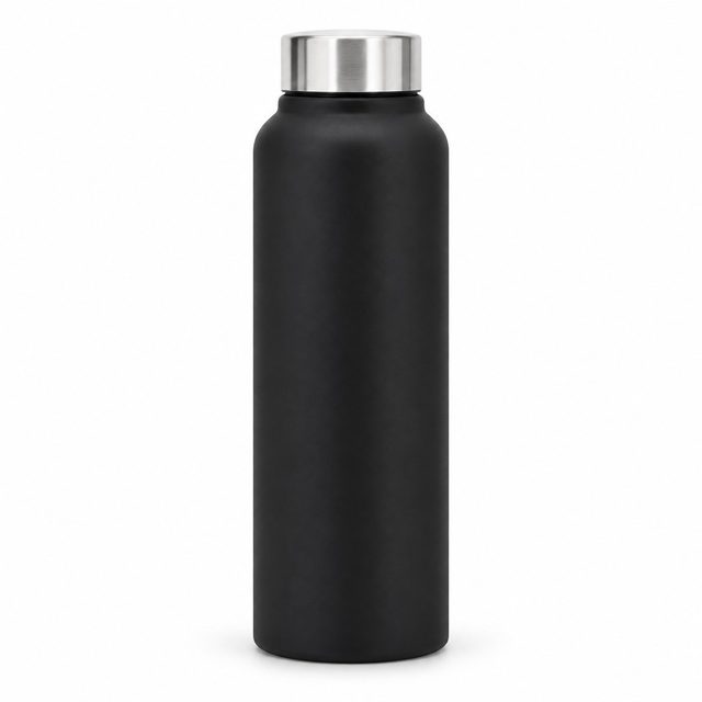 Black steel bottle