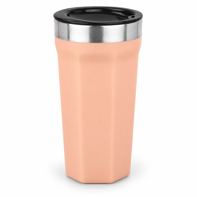 Peach sipper mug