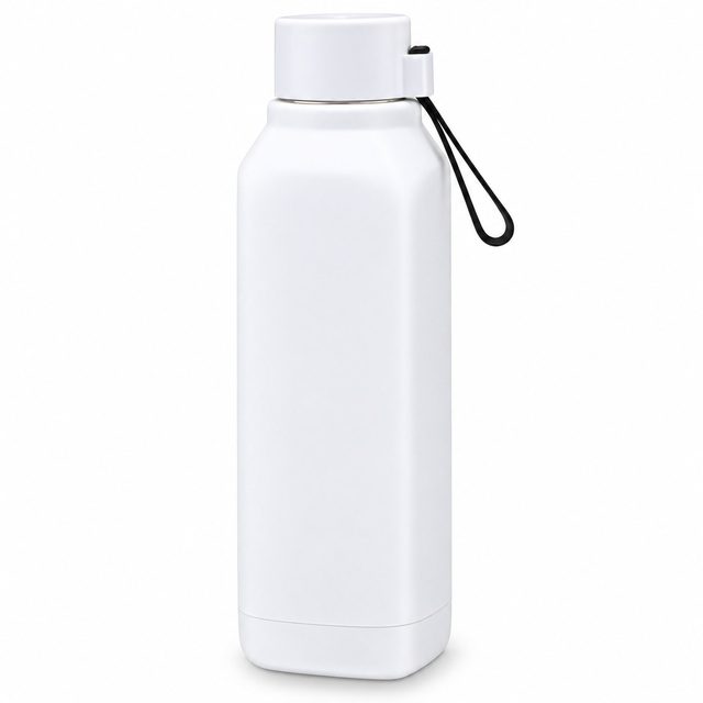 White square insulated bottle