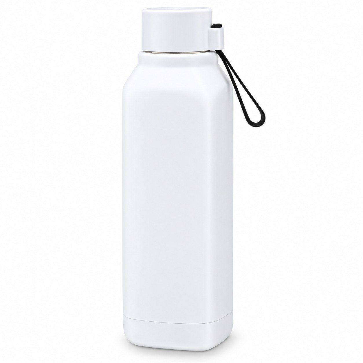 Click to zoom White square insulated bottle