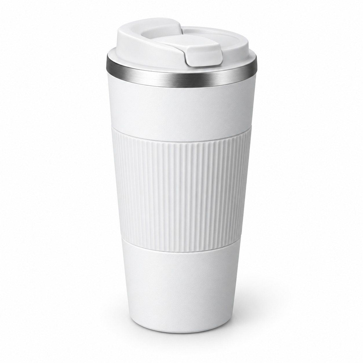 White coffee tumbler