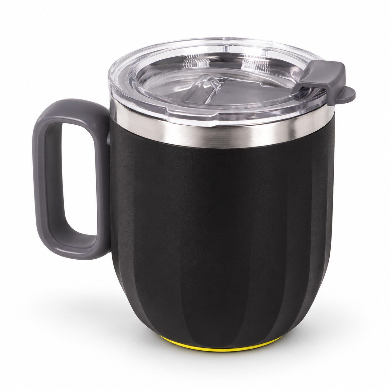Click to zoom Black steel mug