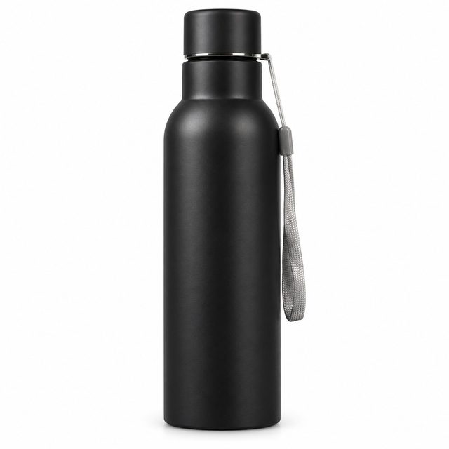 Black steel bottle