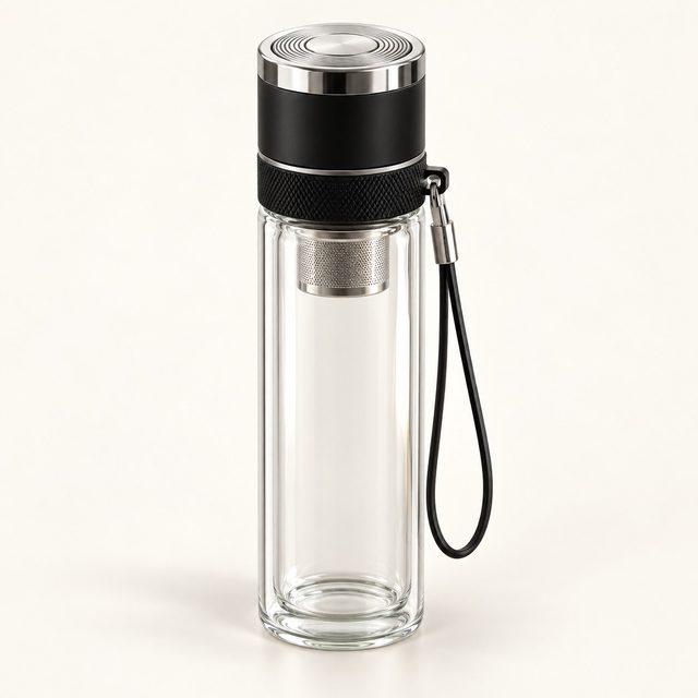 Glass infuser bottle