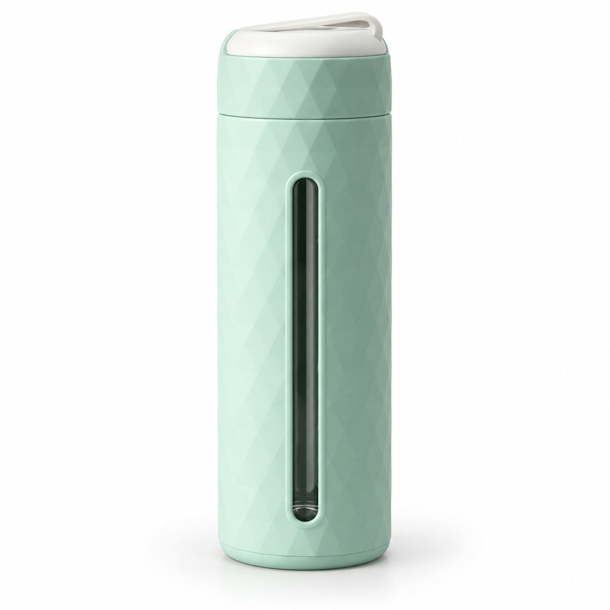 Green glass bottle