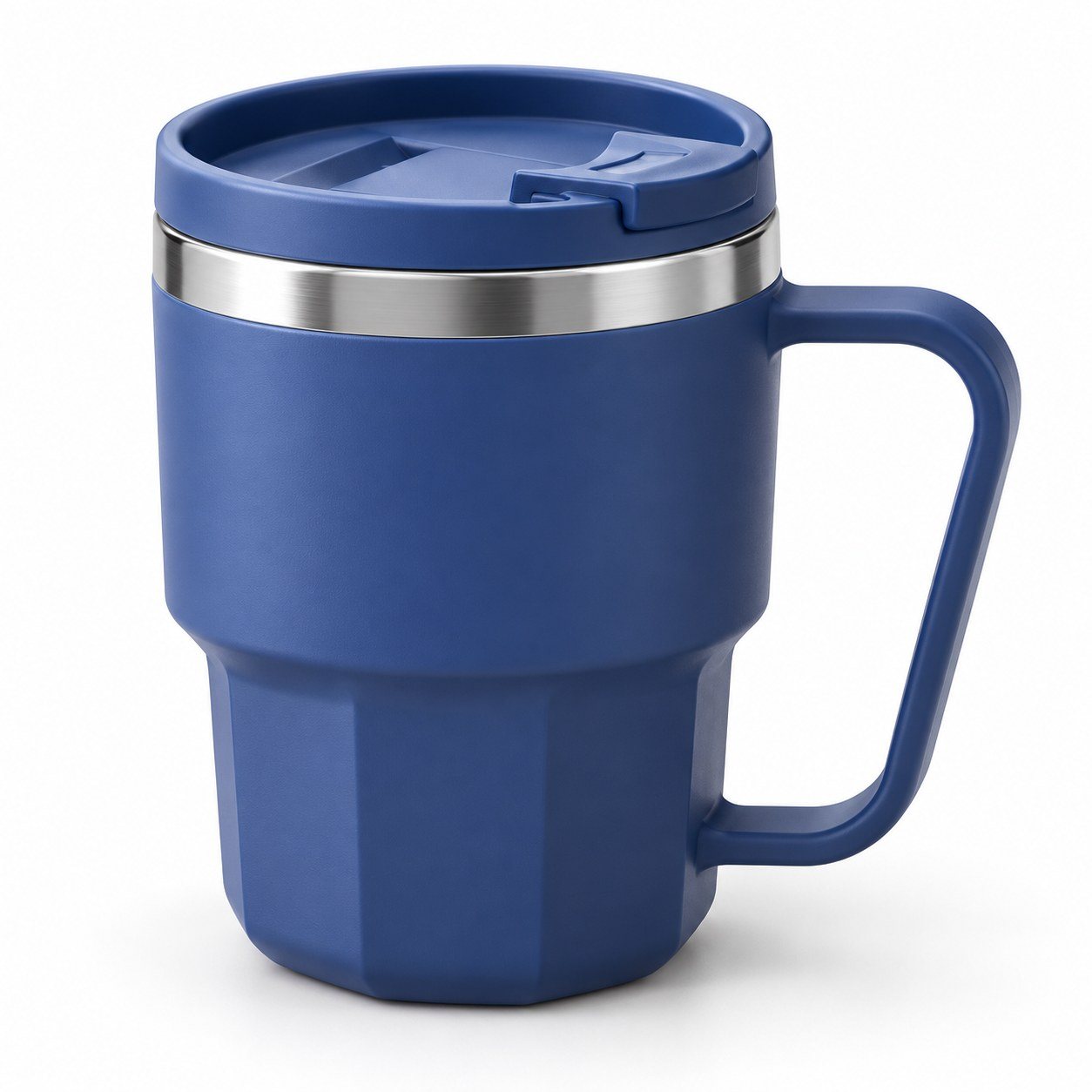 Blue steel mug