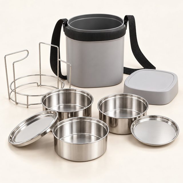 Steel lunch box