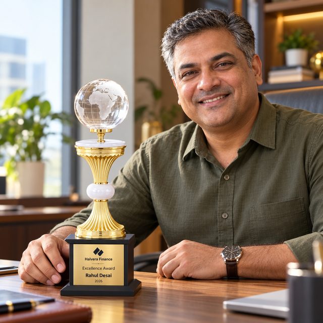Crystal Globe Cup Trophy, customised with a company logo