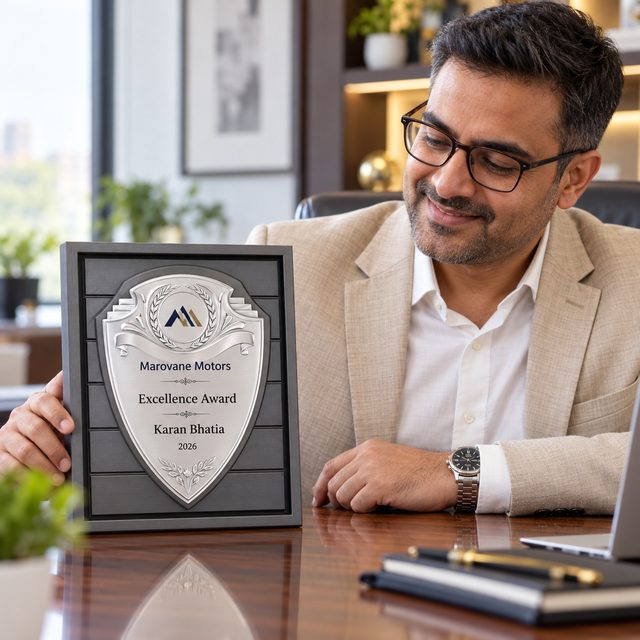 Silver Shield Plaque, customised with a company logo