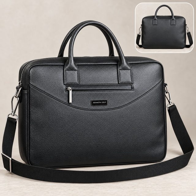 Kenneth Cole Elegance Laptop Bag in Black, festive gifting
