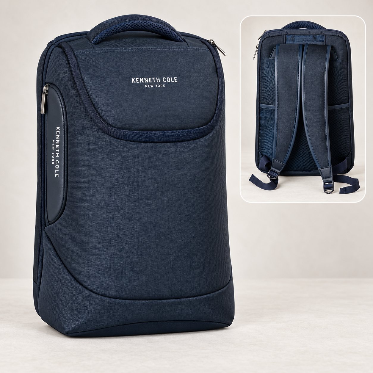 Click to zoom Kenneth Cole Vision 2.0 Backpack in Navy, festive gifting