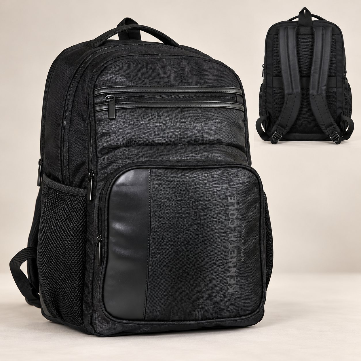 Click to zoom Kenneth Cole Lumina Backpack in Black, corporate gifting