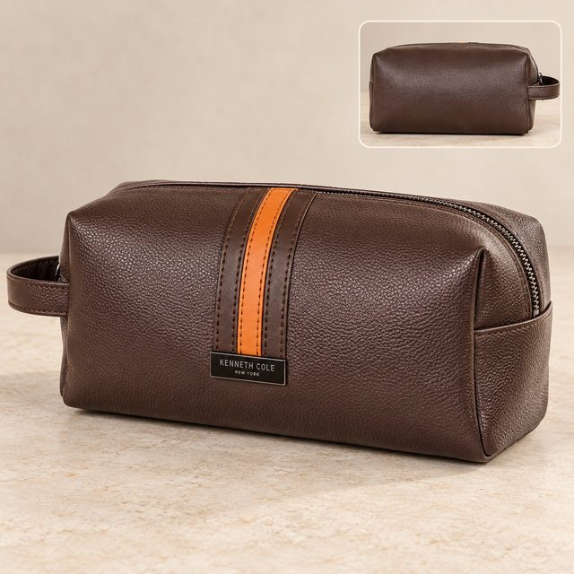 Kenneth Cole Bronzio Pouch in Brown, dealer meet gift