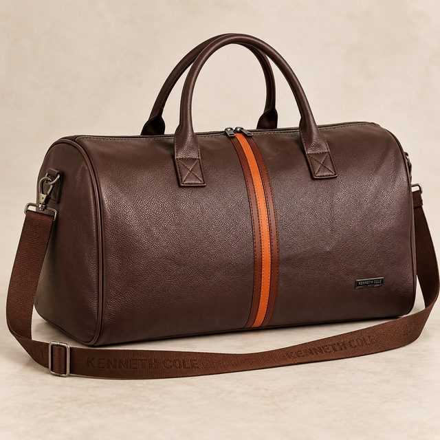 Kenneth Cole Flexen Duffel Bag in Brown, festive gifting