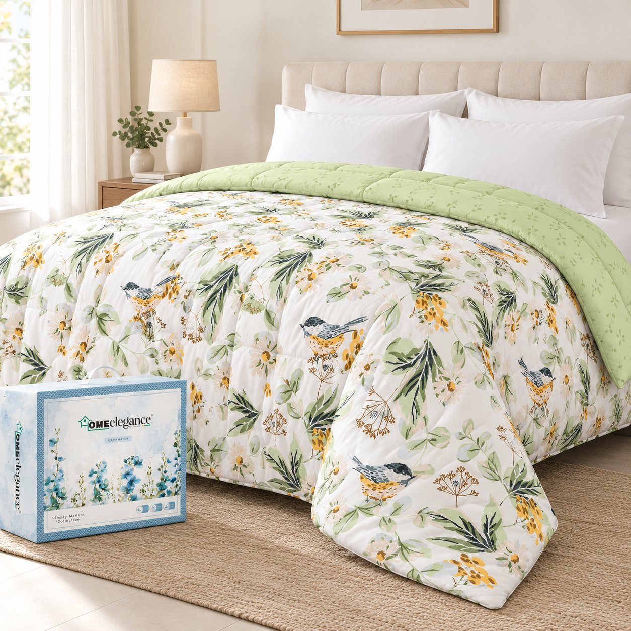 Click to zoom myTrident Simply Modern Printed Double Bed Comforter in Gracy, client gift