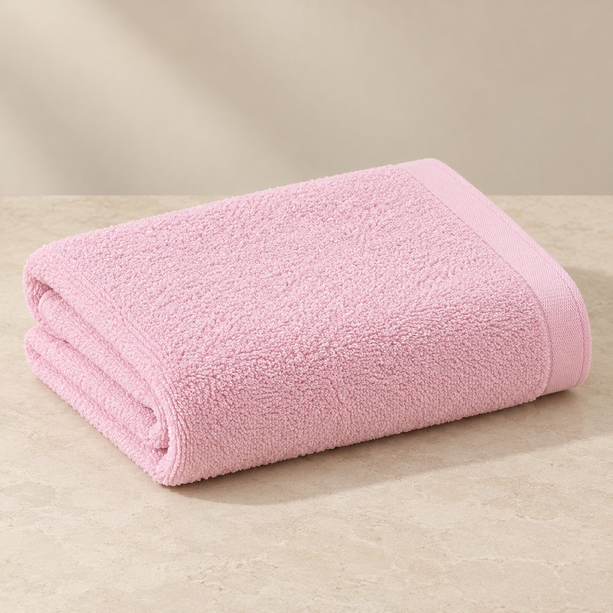 Click to zoom myTrident Bath Towel 380 GSM in Powder Pink, event giveaway
