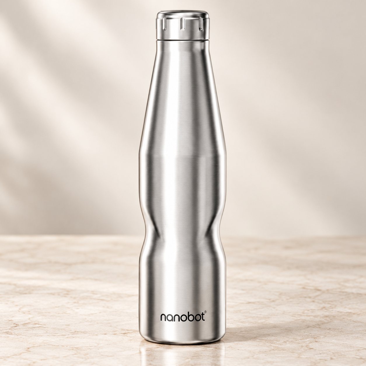 Click to zoom Nanobot Aura Insulated Bottle in Steel, bulk order with company logo