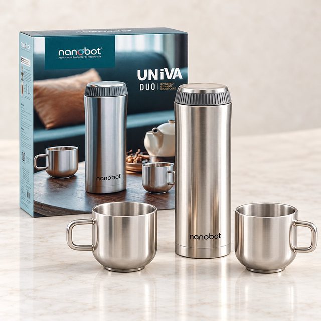 Nanobot Univa Duo Gift Set in Steel, event giveaway