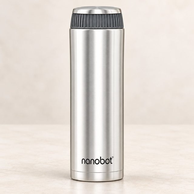 Nanobot Univa Matt Insulated Bottle in Steel, dealer meet gift
