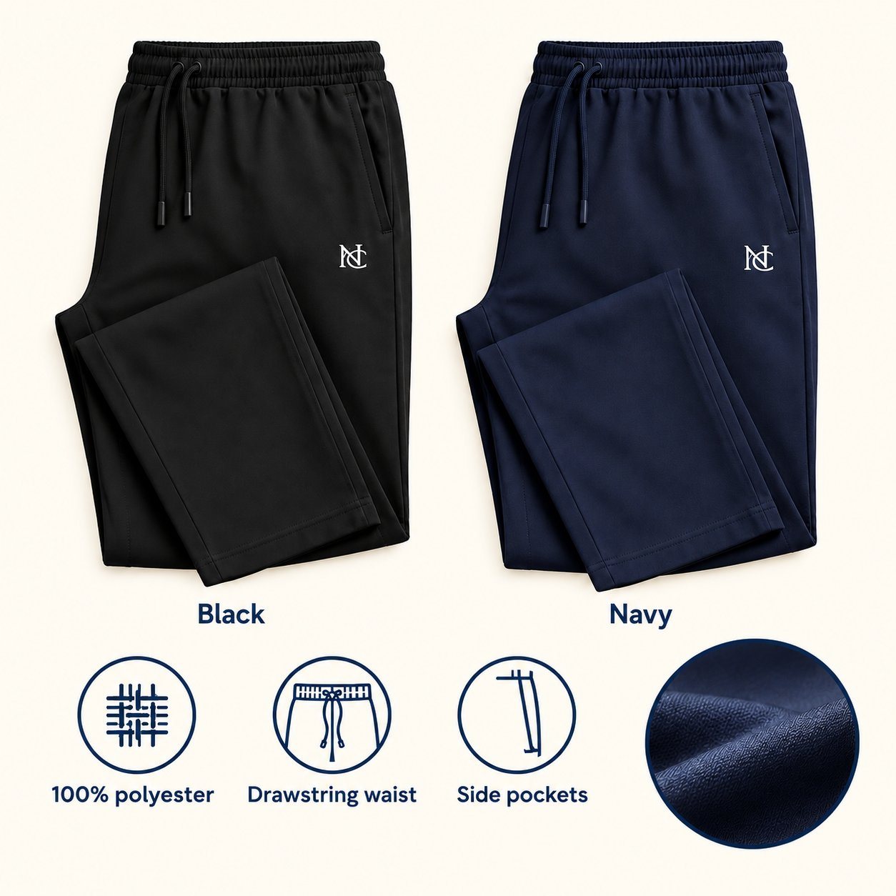 Click to zoom Nauticon Track Lower in all 2 colours, 100% polyester, for corporate gifting