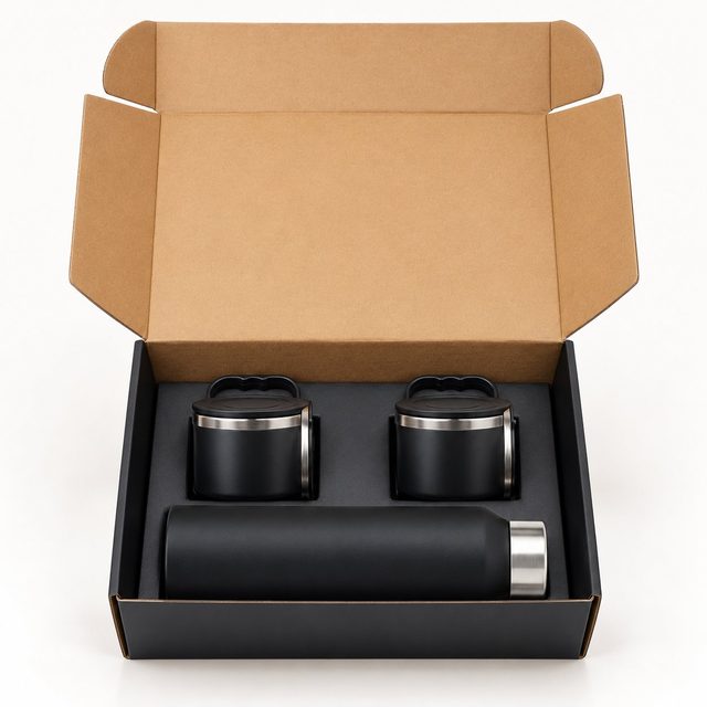 Bottle and cups gift set