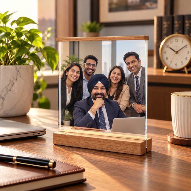 Photoframe, shown in use