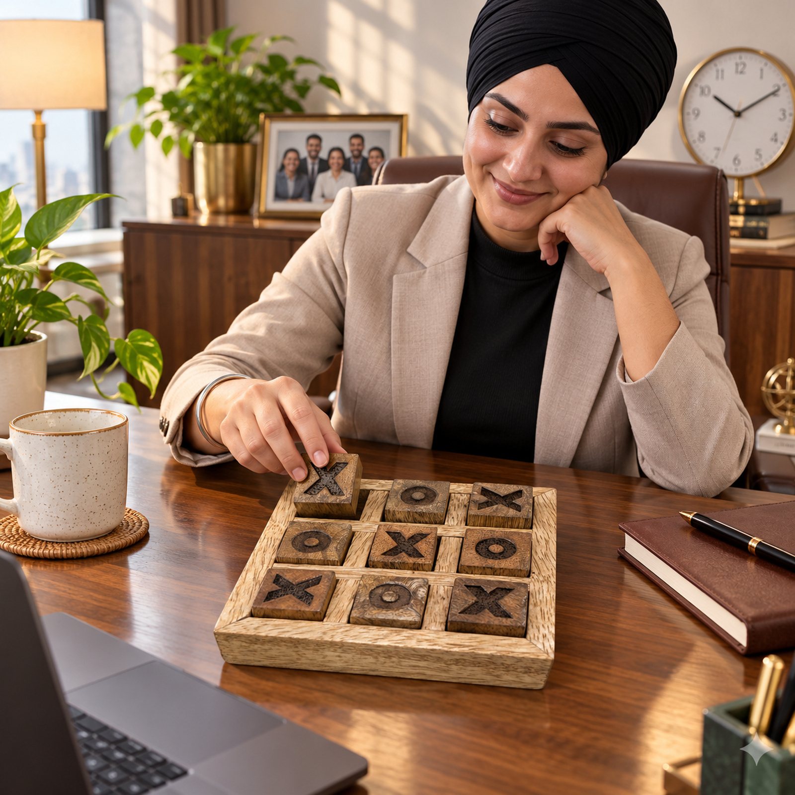 Click to zoom Tableware Game Mango Wood, shown in use