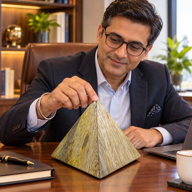 Mango Wood Table Ware Item, shown in use