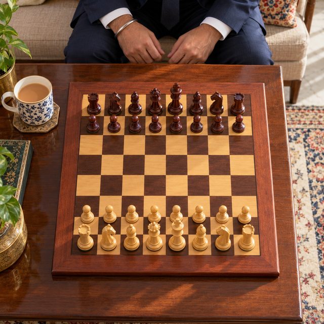 Chess, Light, shown in use