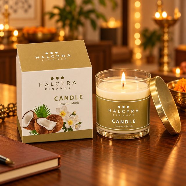 Scented Candles, shown in use