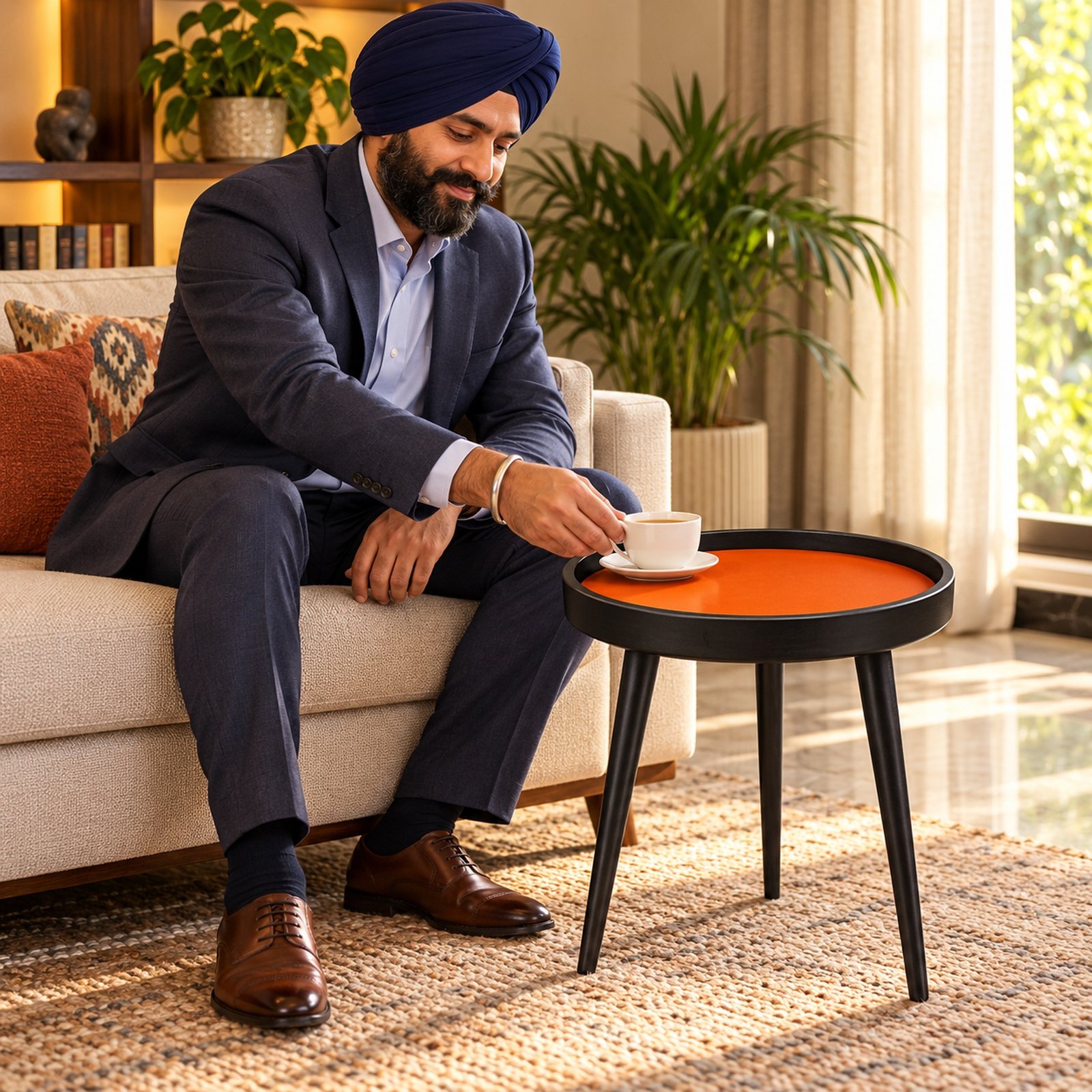 Click to zoom Side Coffee Table 18, shown in use