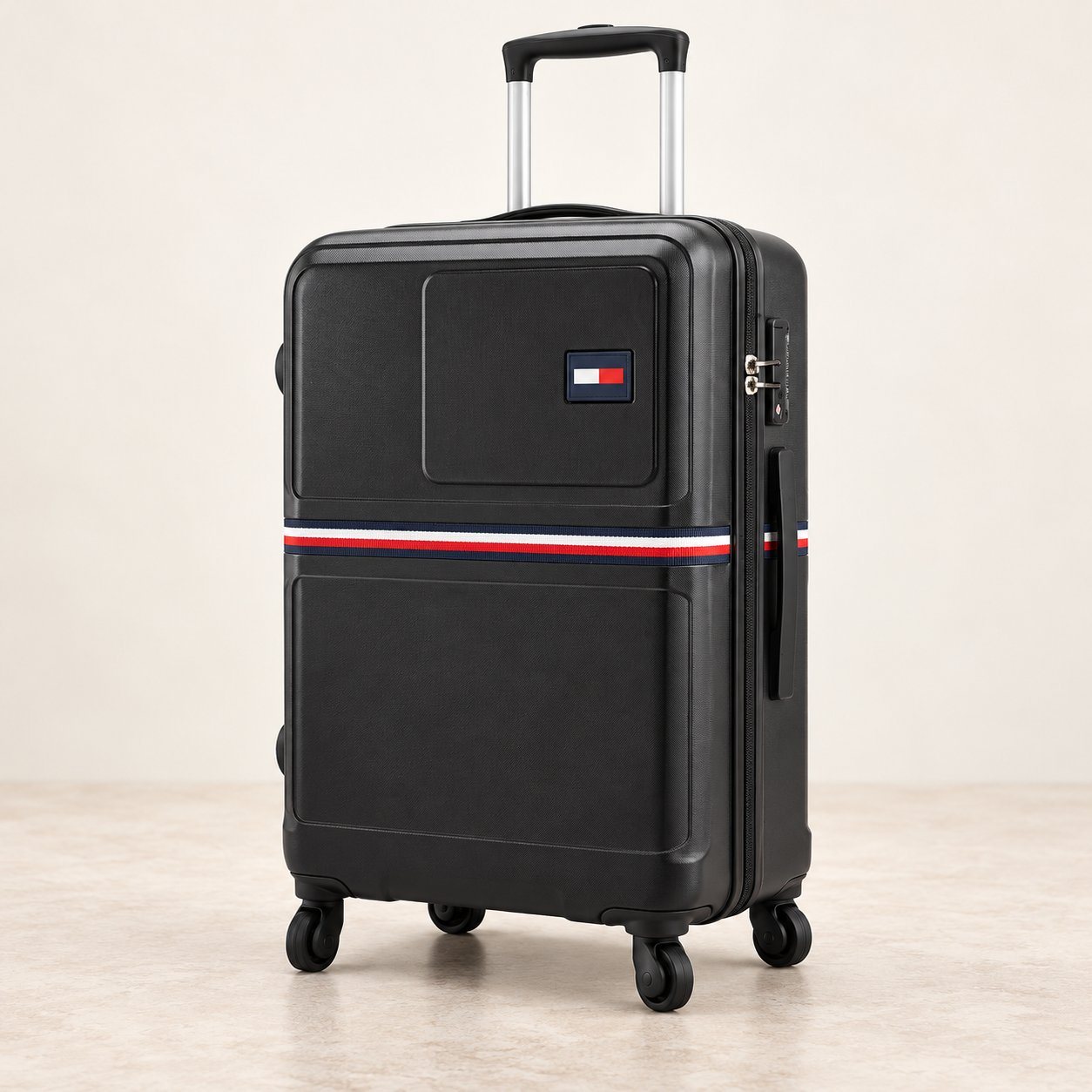 Click to zoom Tommy Hilfiger Marshal Hard Luggage in Black, festive gifting