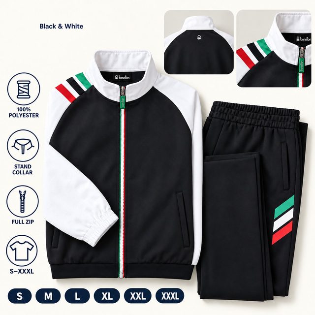 United Colors of Benetton Track Suit (colour block) in all 1 colours, 100% polyester, for sales team reward