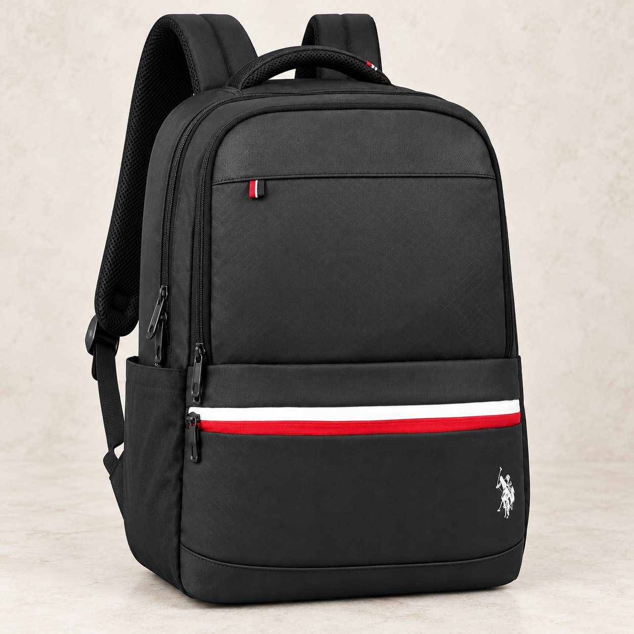 Click to zoom U.S. Polo Assn. Laptop Bag in Black, annual day gift
