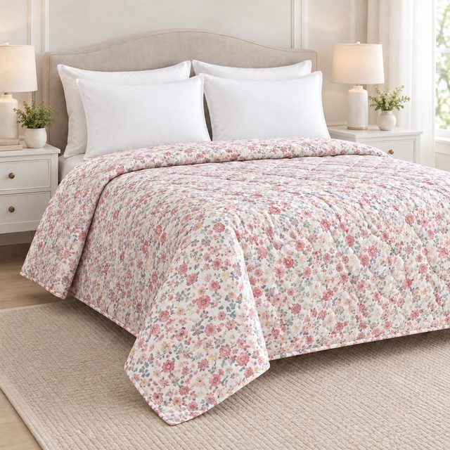 Welspun Ultima Charm Double Quilt in Multi, client gift