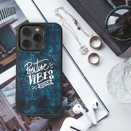 Positive Vibes Metal Phones Cases