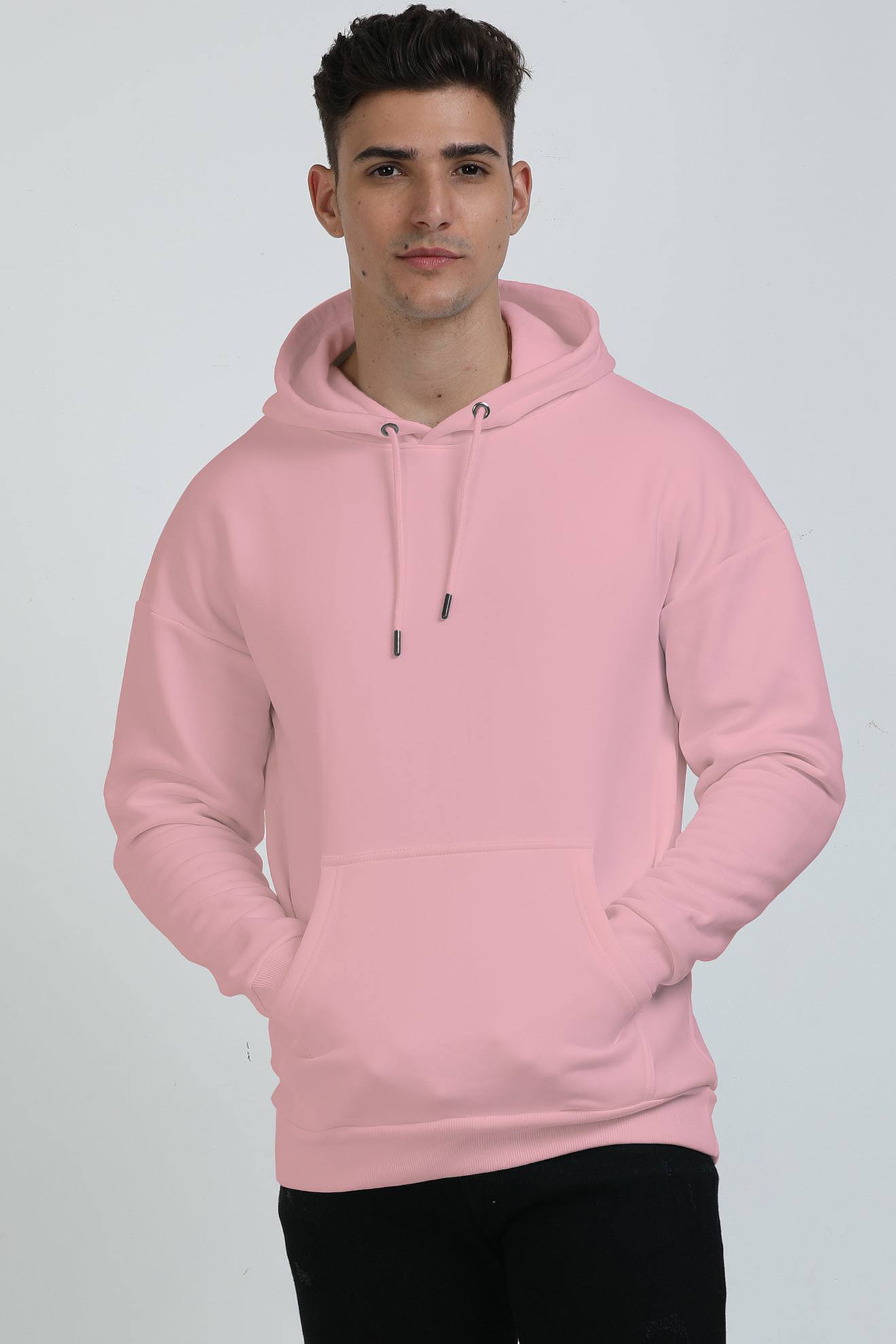 YuBingo Heavyweight Oversized Hooded Sweatshirt – Premium 400 GSM Cotton Blend, Relaxed Fit