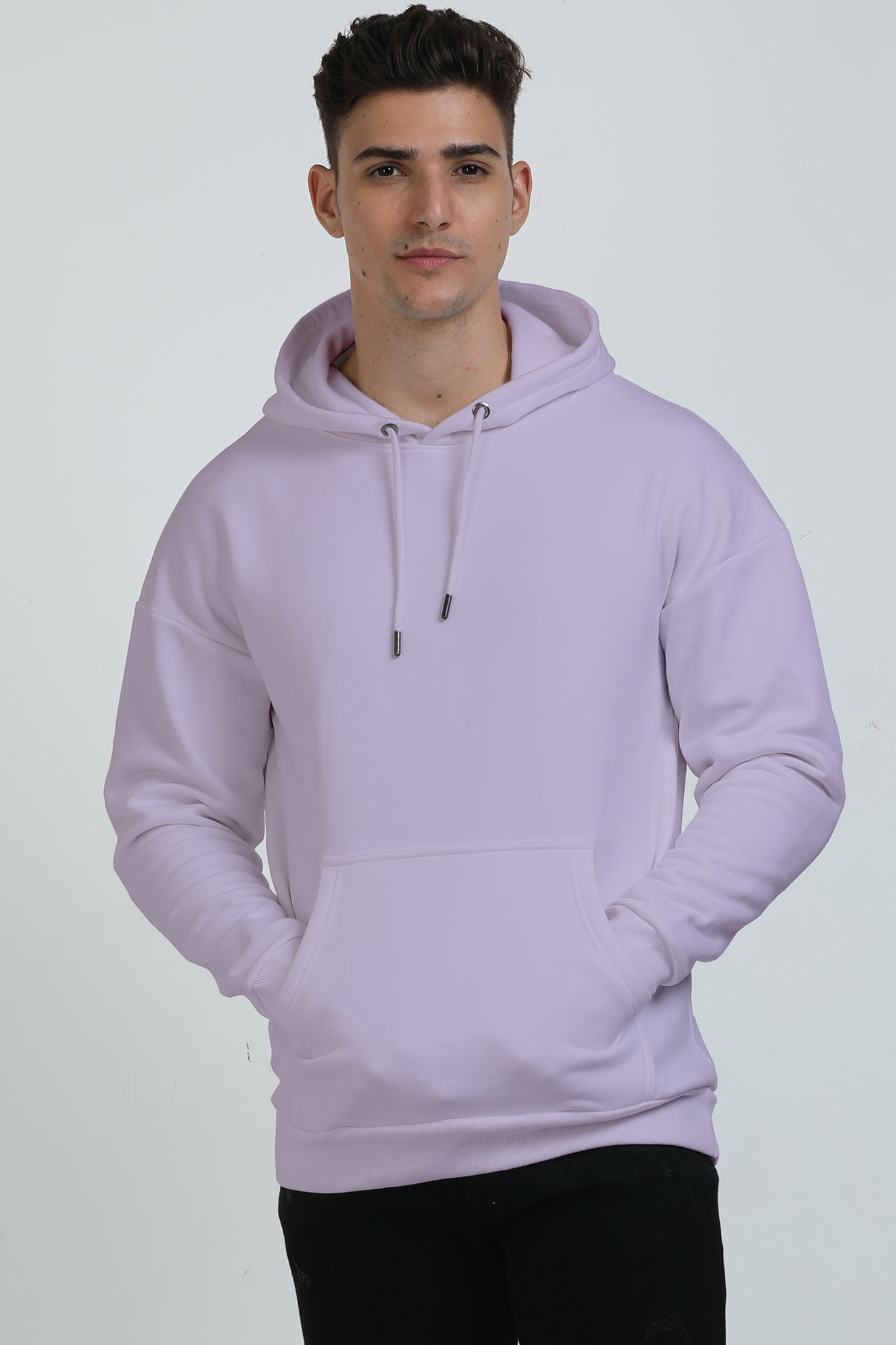 YuBingo Heavyweight Oversized Hooded Sweatshirt – Premium 400 GSM Cotton Blend, Relaxed Fit