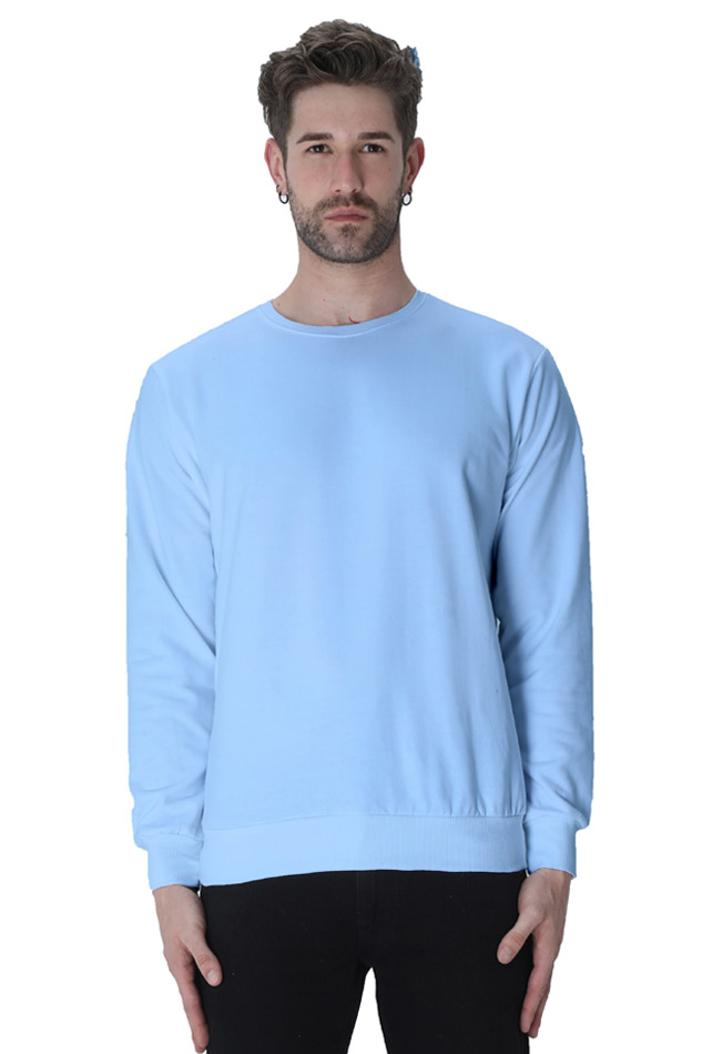 YuBingo Classic Unisex Sweatshirt – 100% Cotton, Bio-Washed, Regular Fit