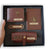 4 Piece Faux Series Combo (Wallet, Eyewear Case, Passport Holder, Keychain)