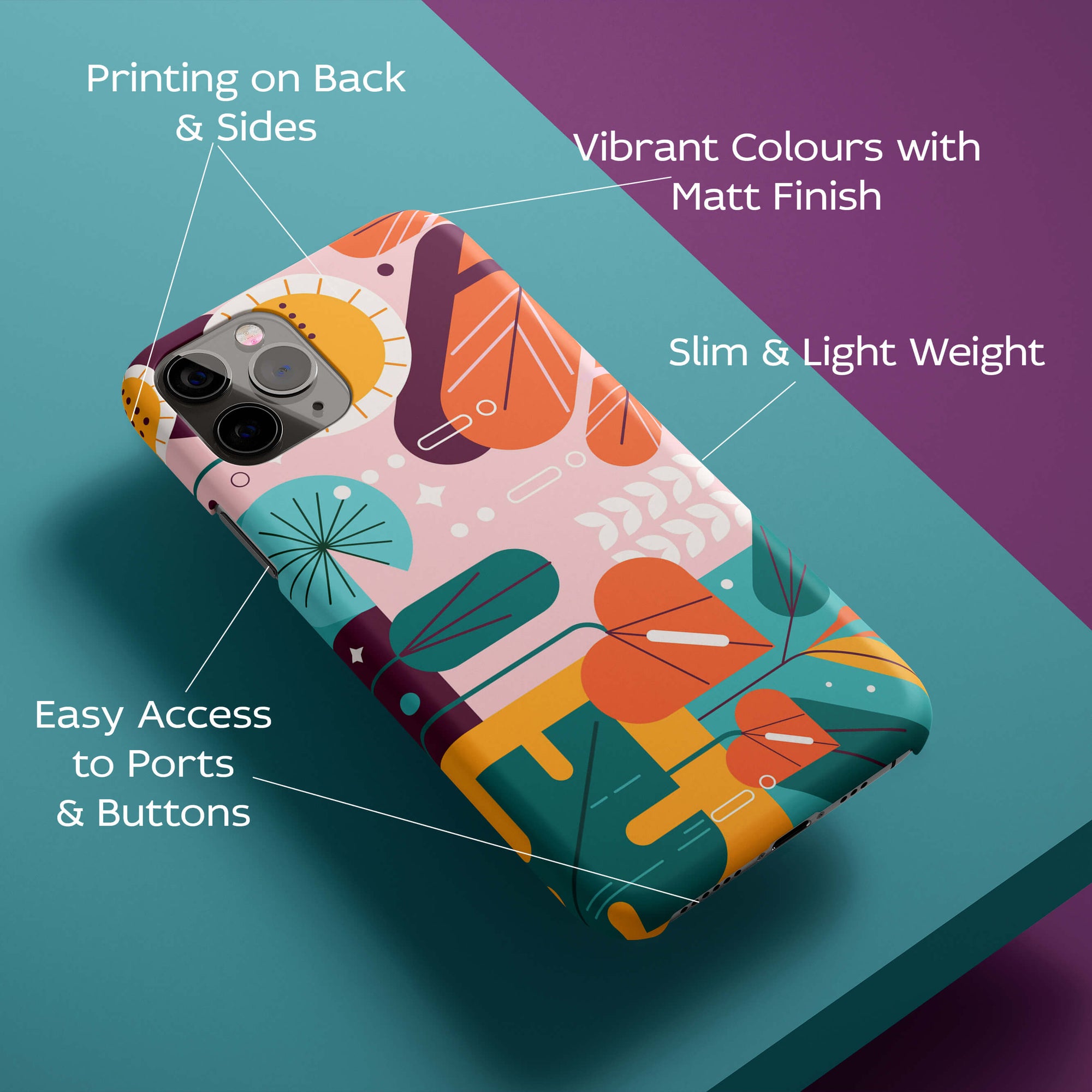 Abstract Pattern Back Cover for HardPlasticIK0025Hard Plastic