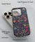 Abstract Pattern Back Cover for 2D Hybrid TPU And Metal CasePS1304Hybrid Metal TPU